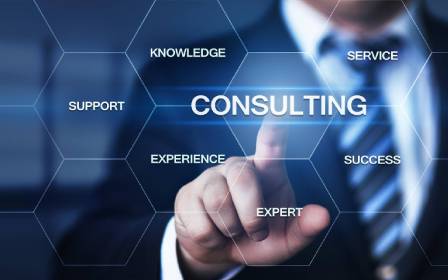 Business consulting: knowledge, service, success.